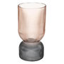 Voir la diapositive 1 : ATMOSPHERA Vase Design en Verre  Bicolore  24cm Rose