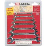 FACOM Jeu de 7 clés double fourche