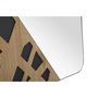 Voir la diapositive 3 : Paris Prix Miroir Mural Déco  Angle  90cm Naturel & Noir
