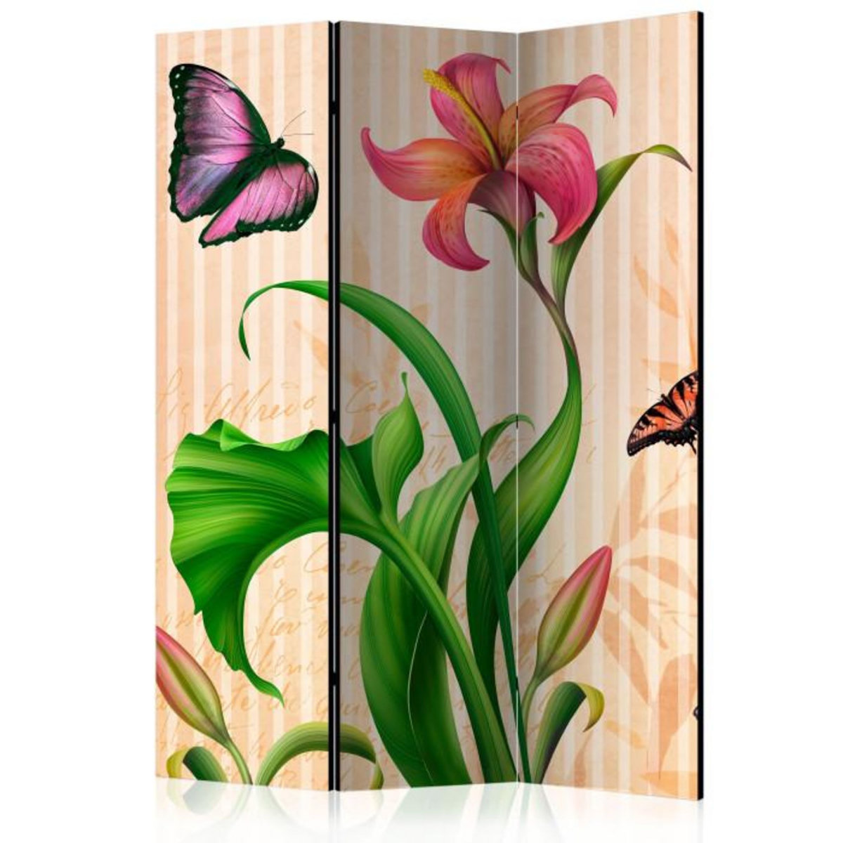 Paris Prix Paravent 3 Volets  Vintage Spring  135x172cm