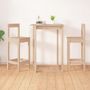 Voir la diapositive 1 : VIDAXL Chaises de bar lot de 2 40x41,5x112 cm bois de pin solide