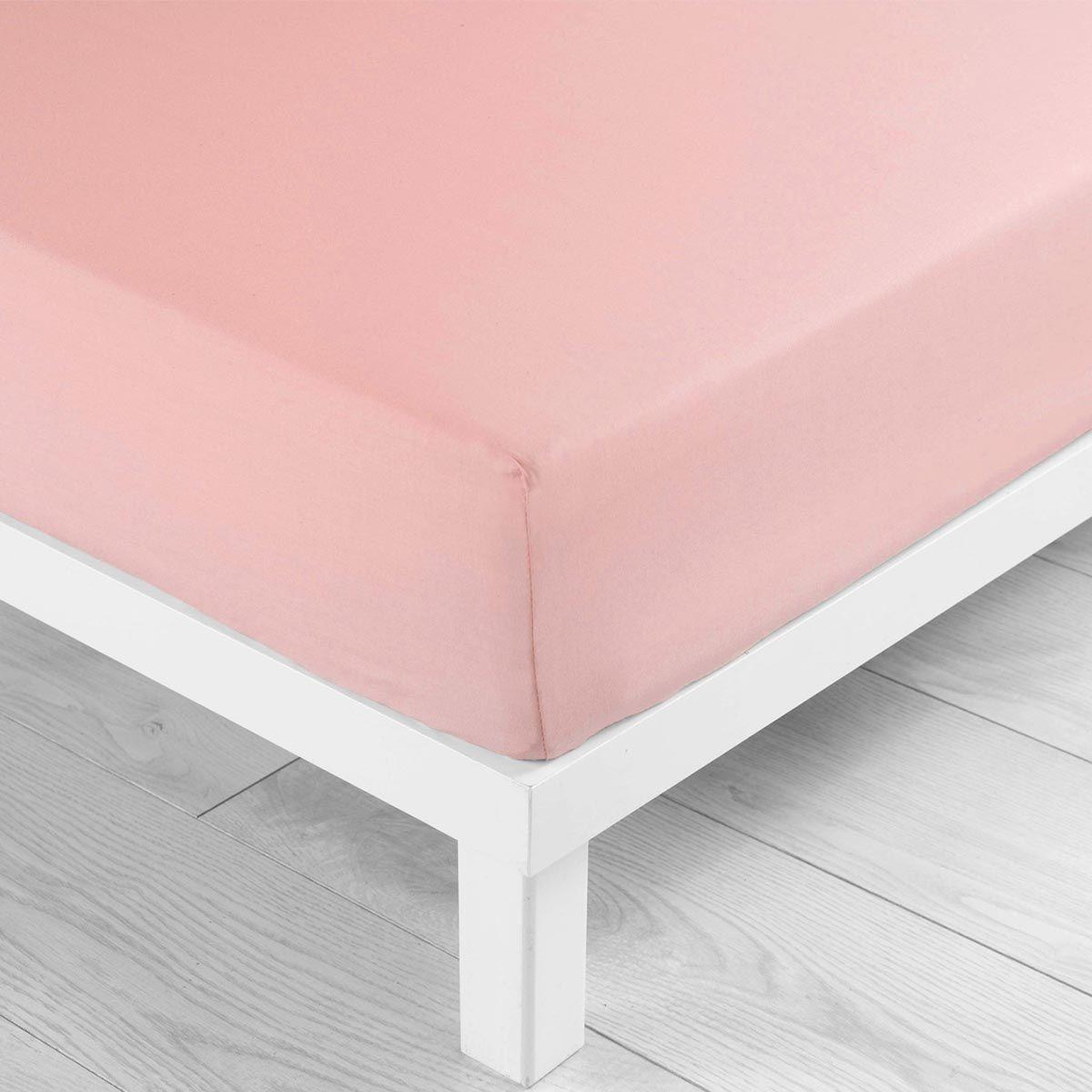 Voir la diapositive 2 : Douceur d'Intérieur Drap housse  jersy  160x200cm rose dragée