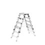 Voir la diapositive 1 : HAILO Escabeau double accès professionnel télescopique 2x6 marches HAILO D100