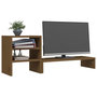 Voir la diapositive 4 : VIDAXL Support de moniteur Marron miel 81x20x30 cm Bois de pin solide