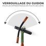 Voir la diapositive 4 : KINDERKRAFT Vélo sans pédales (draisienne) - Selle/guidon réglables - Vert