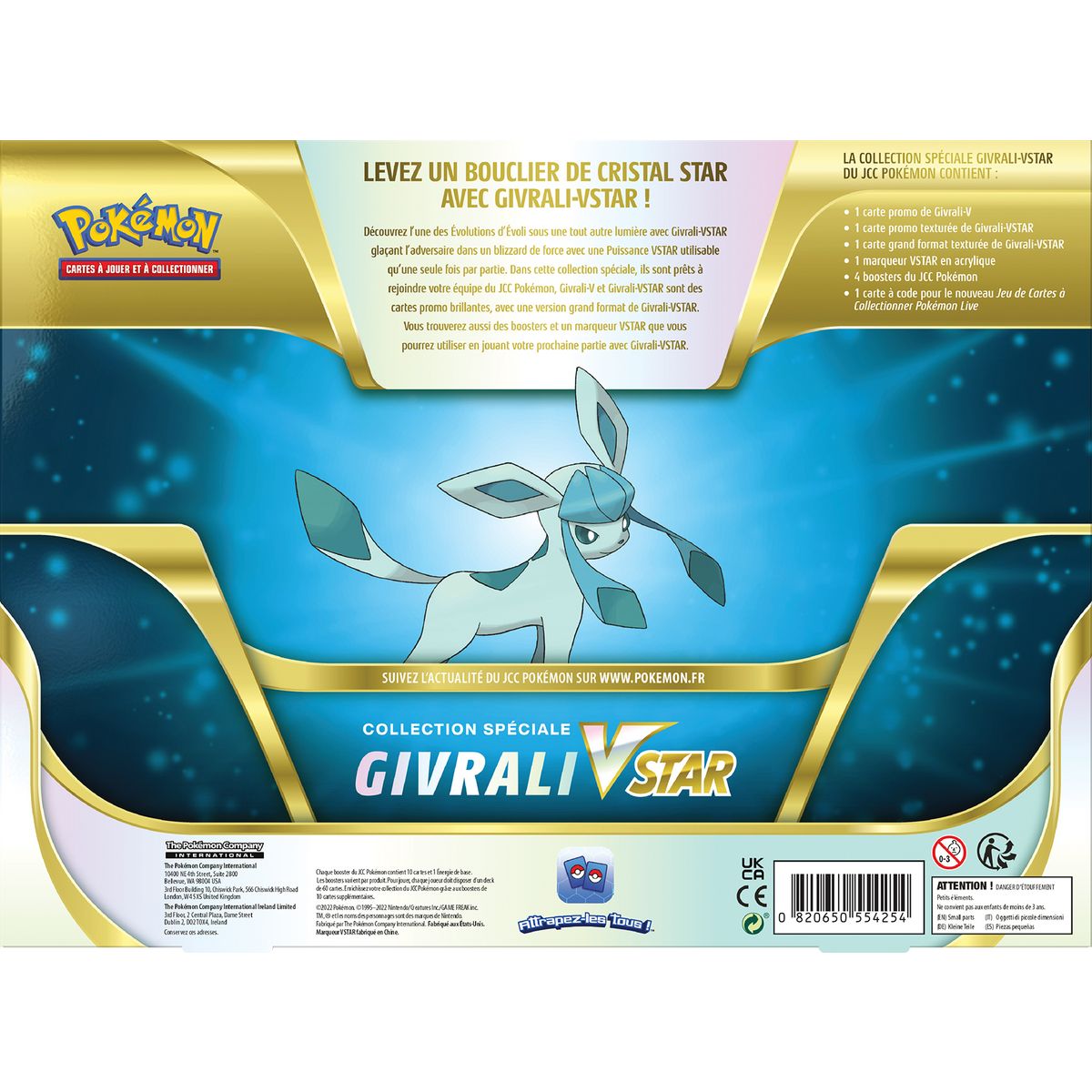 POKEMON Pokémon Coffret V  Givrali/Phyllali