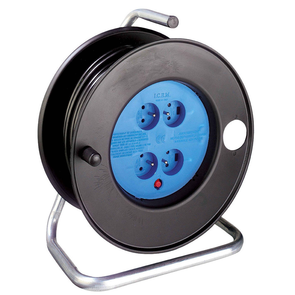 Electraline Enrouleur de câble électrique 40 mètres