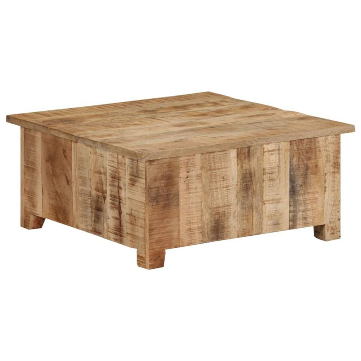 VIDAXL Table basse 67x67x30 cm Bois de manguier massif