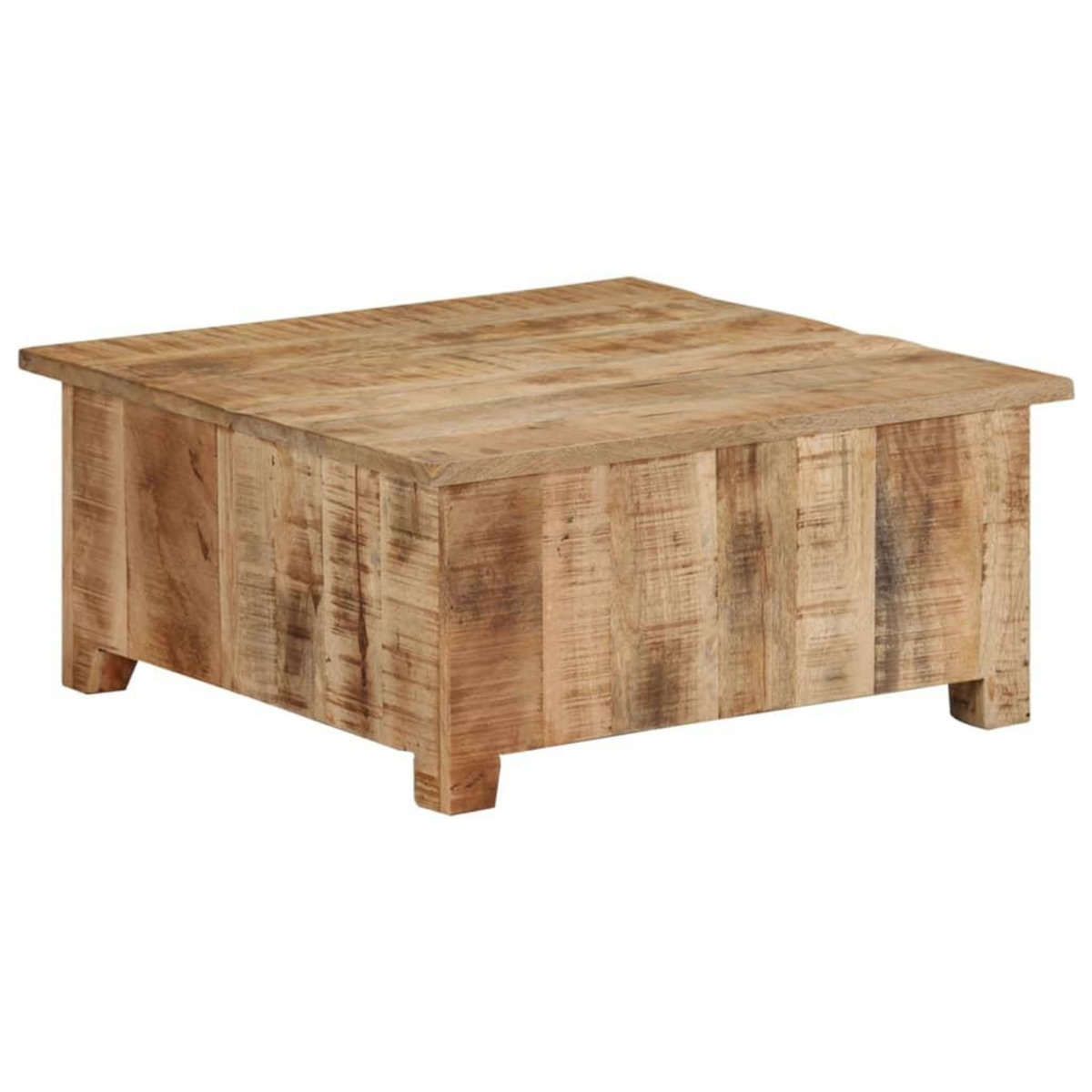 VIDAXL Table basse 67x67x30 cm Bois de manguier massif