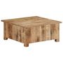 Voir la diapositive 5 : VIDAXL Table basse 67x67x30 cm Bois de manguier massif
