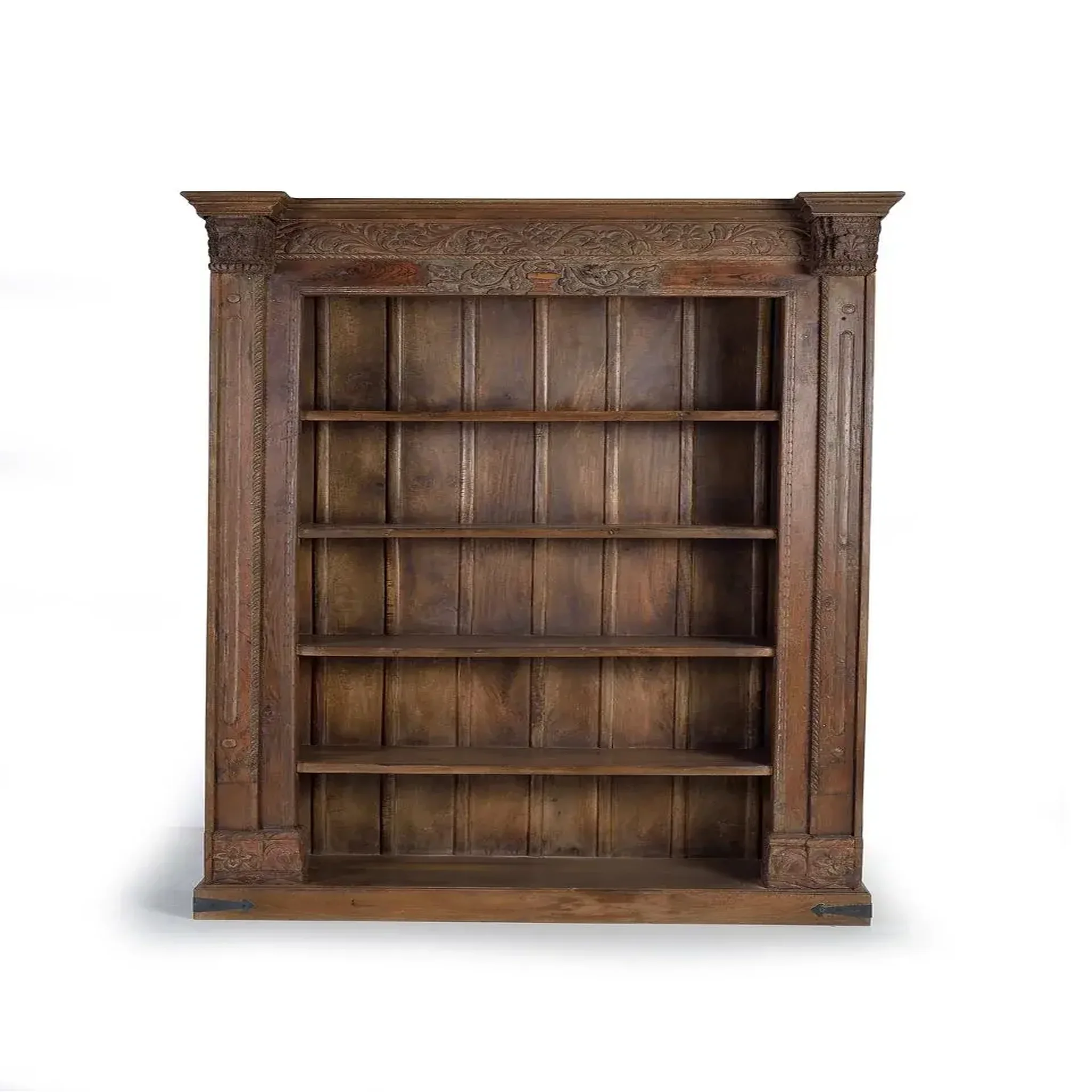 GINER Y COLOMER SL Bibliothèque en bois de manguier 142 cm style rustique contemporain