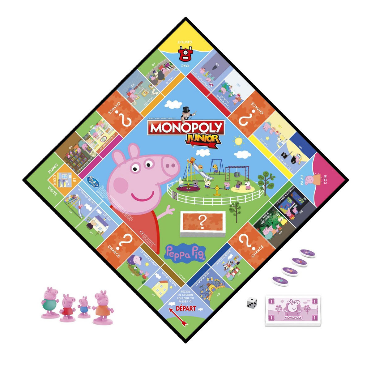 HASBRO Jeu Monopoly Junior édition Peppa Pig