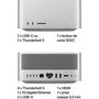 Voir la diapositive 5 : APPLE Ordinateur Apple Studio M3 Ultra CPU 28 GPU 60 96Go 1To