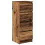 Voir la diapositive 2 : VIDAXL Buffet vieux bois 37,5x35x99 cm bois d'ingenierie