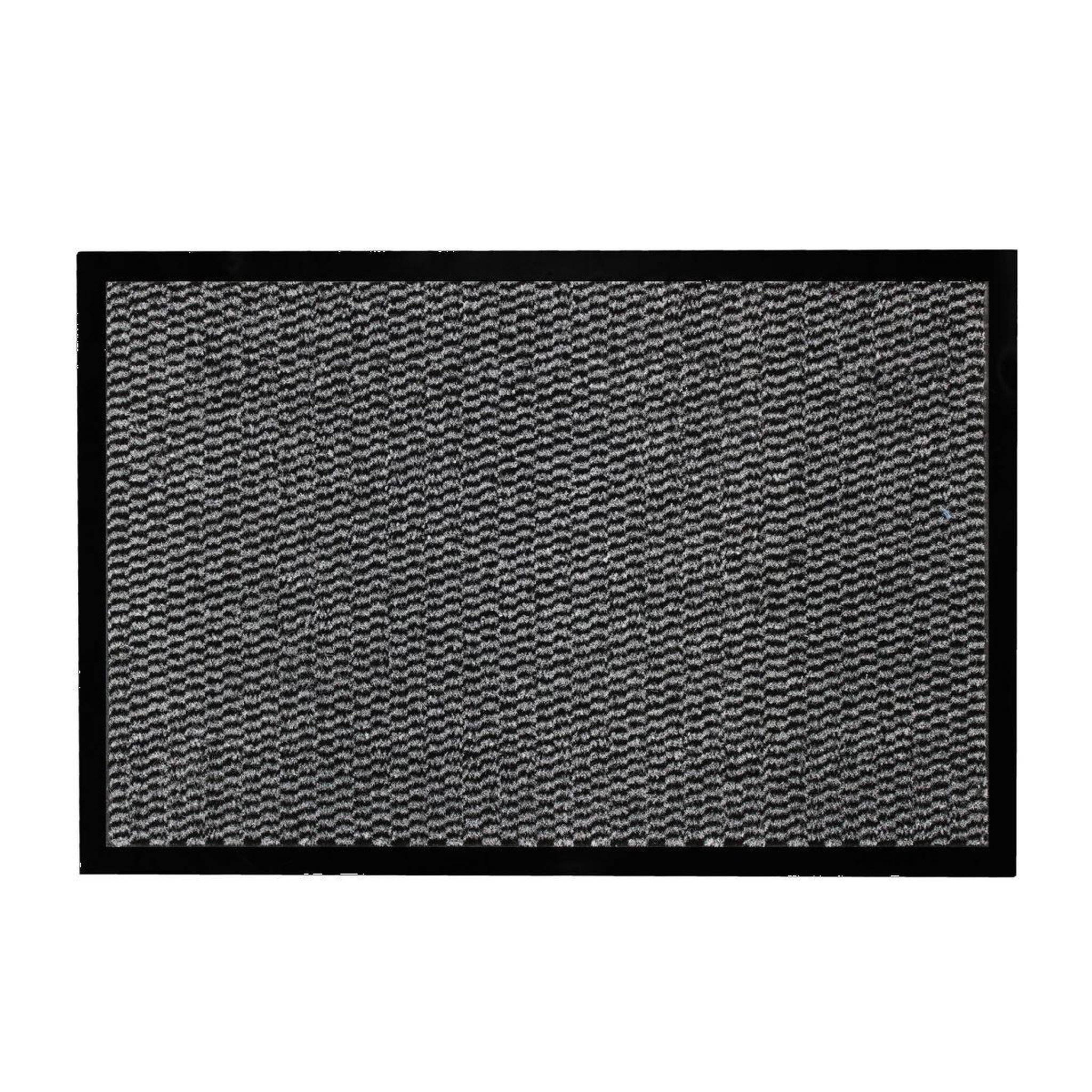 Douceur d'Intérieur Tapis d'Entrée Anti-Poussière  Julius  40x60cm Noir & Gris