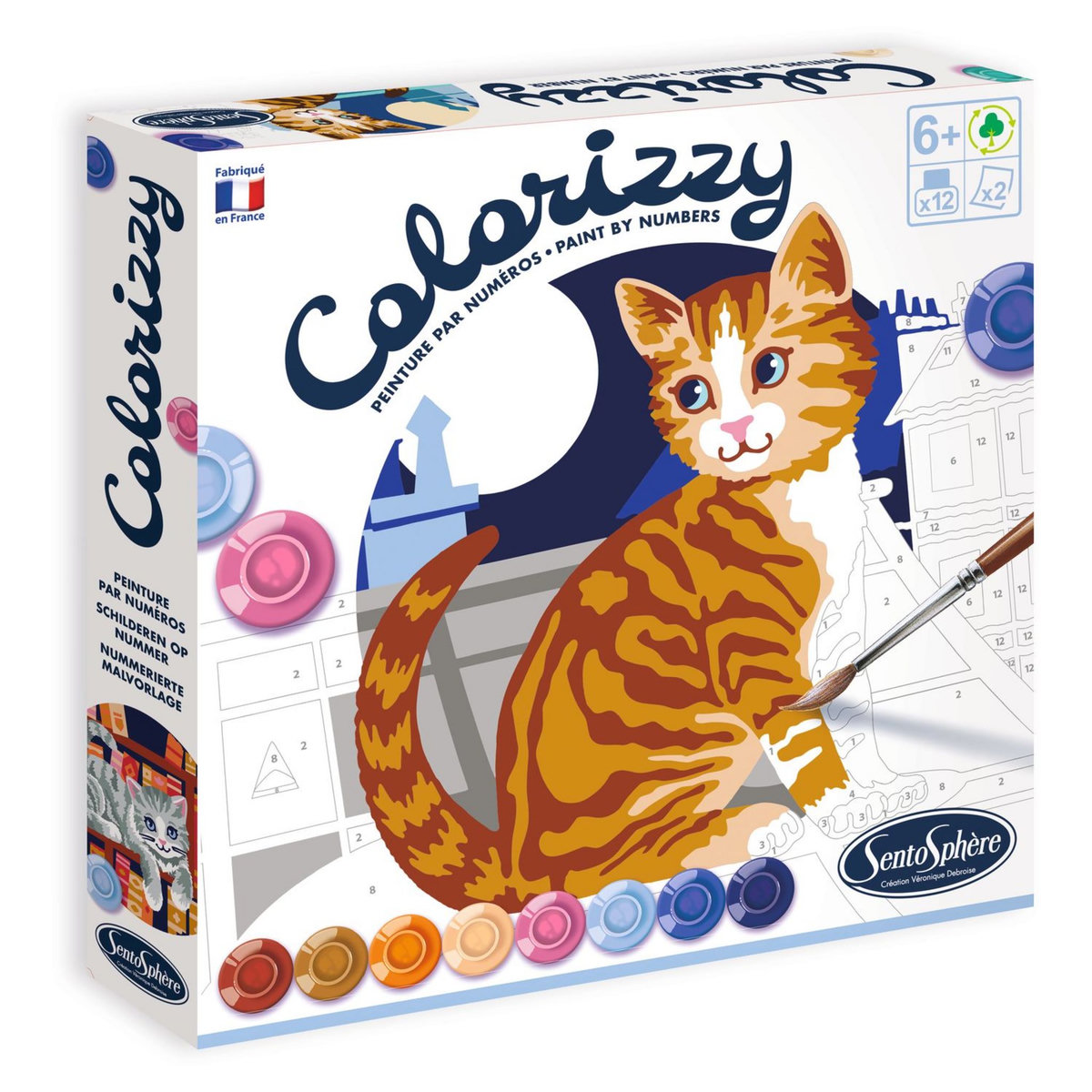 Sentosphère Colorizzy peinture par numéros - Chats