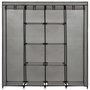 Voir la diapositive 5 : VIDAXL Garde-robe avec 4 compartiments Gris 175x45x170 cm