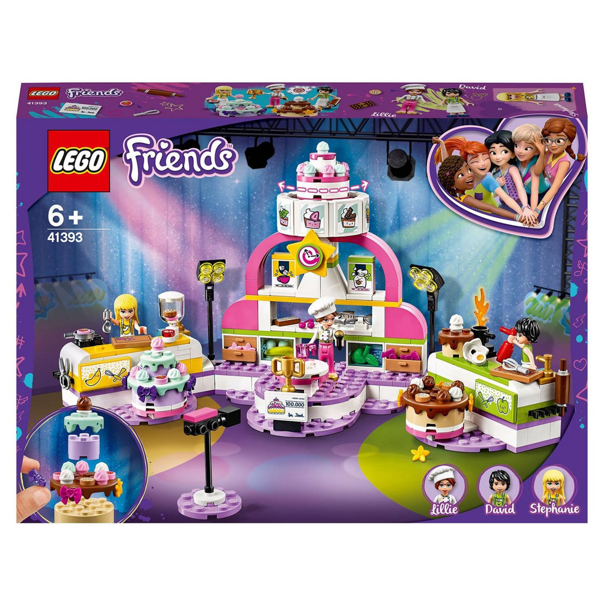 LEGO Friends 41393 - Le Concours de Pâtisserie avec Mini Poupée Stéphanie