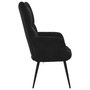 Voir la diapositive 4 : VIDAXL Chaise de relaxation Noir Velours