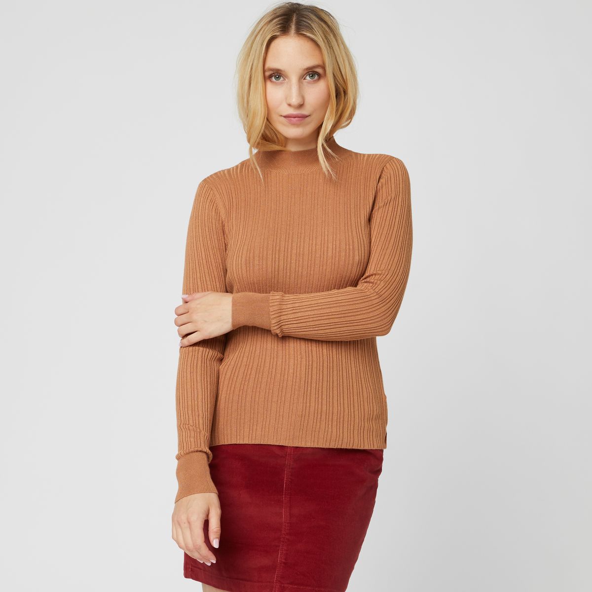 IN EXTENSO Pull col cheminée femme