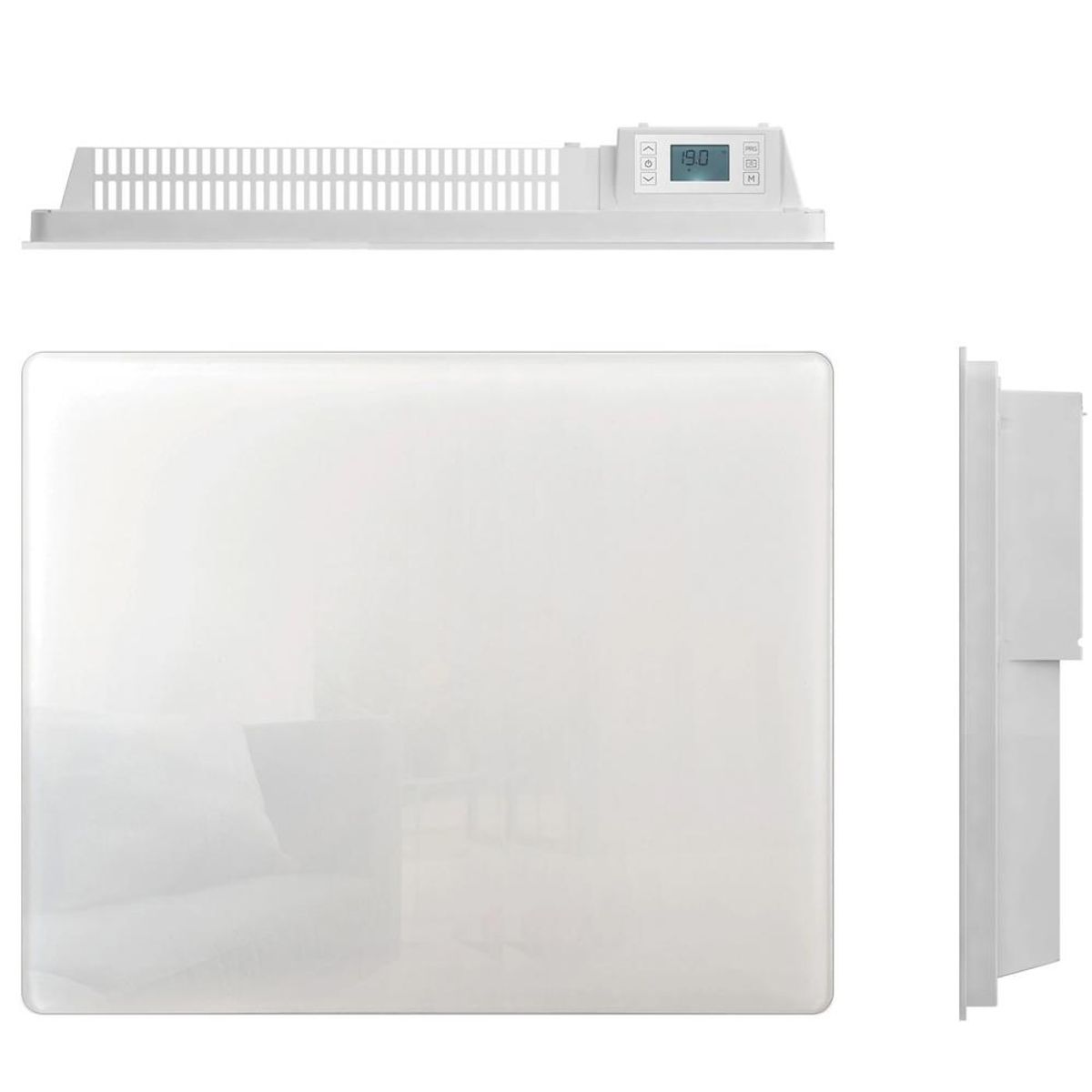 KALIA Radiateur électrique à inertie sèche céramique 1000w verre - bat-ht10hb