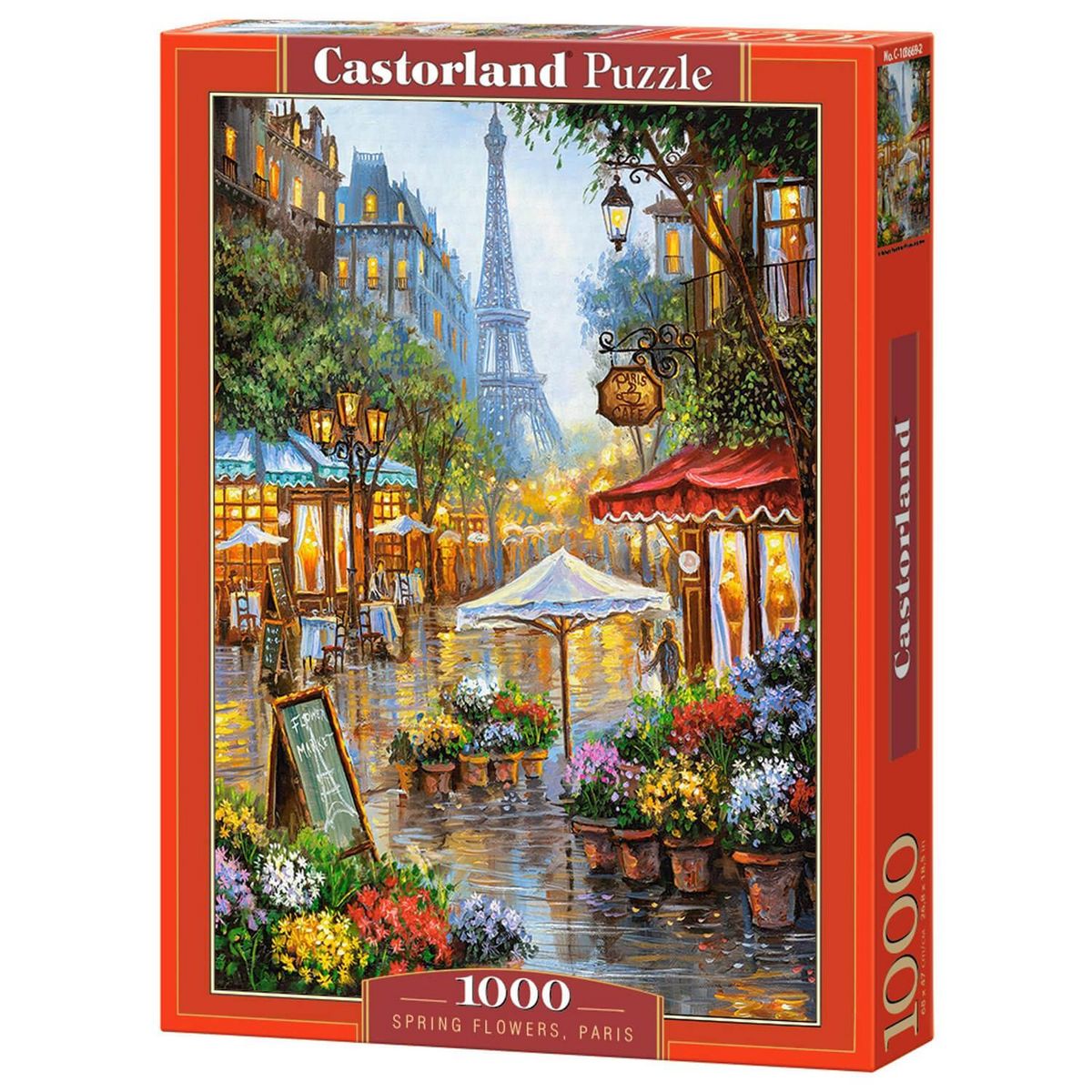 Castorland Puzzle 1000 pièces : Marché aux fleurs à Paris