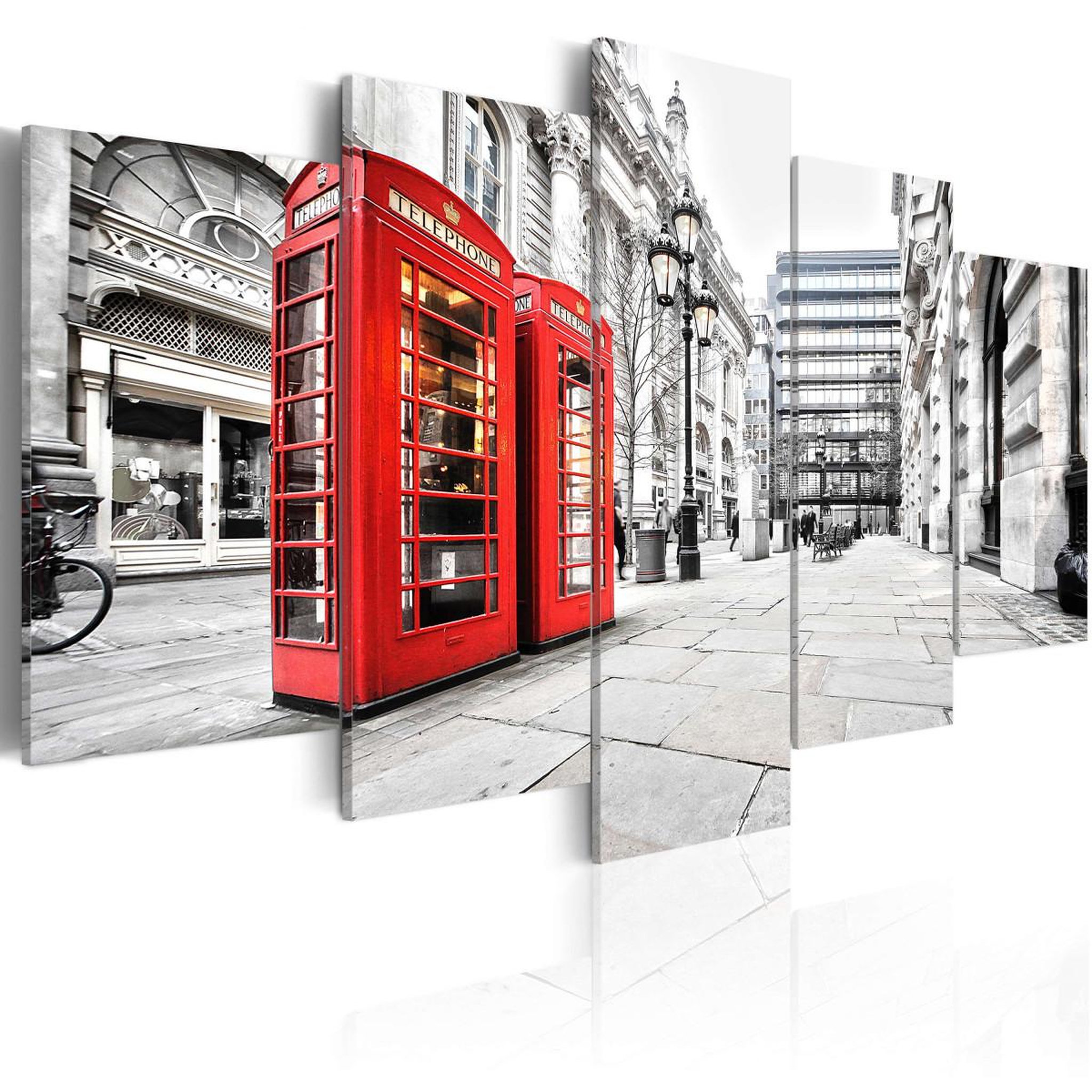 Paris Prix Tableau imprimé  street of london. Coloris disponibles : Multicolore