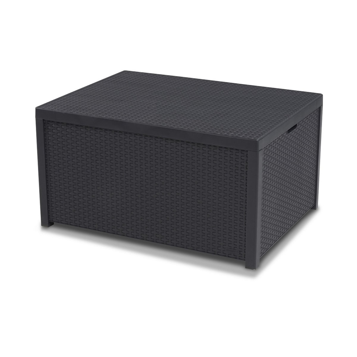 Table basse coffre de rangement gris anthracite ARICA