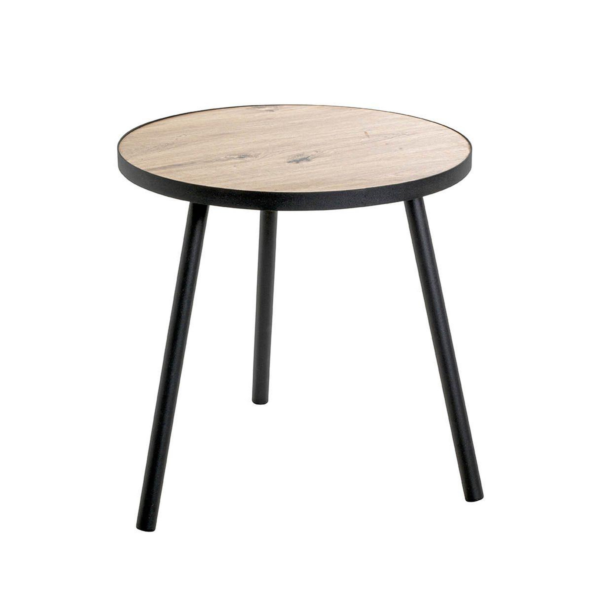 Paris Prix Table d'appoint  miranda  52cm chêne & noir