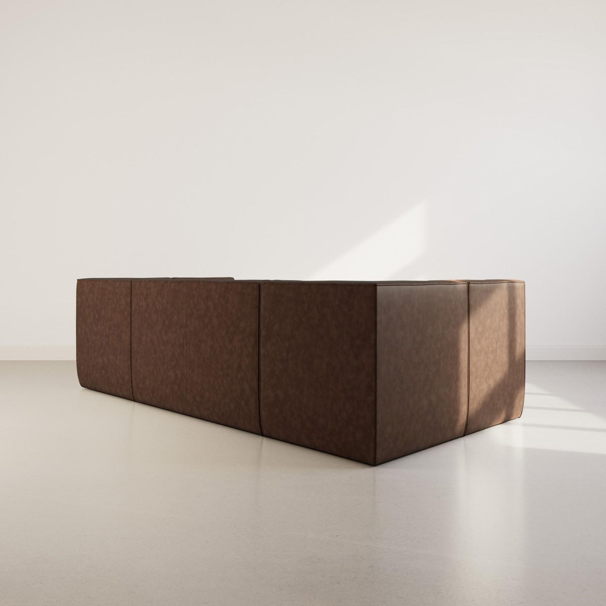 LISA DESIGN Alya - canapé modulable panoramique 7 places en simili