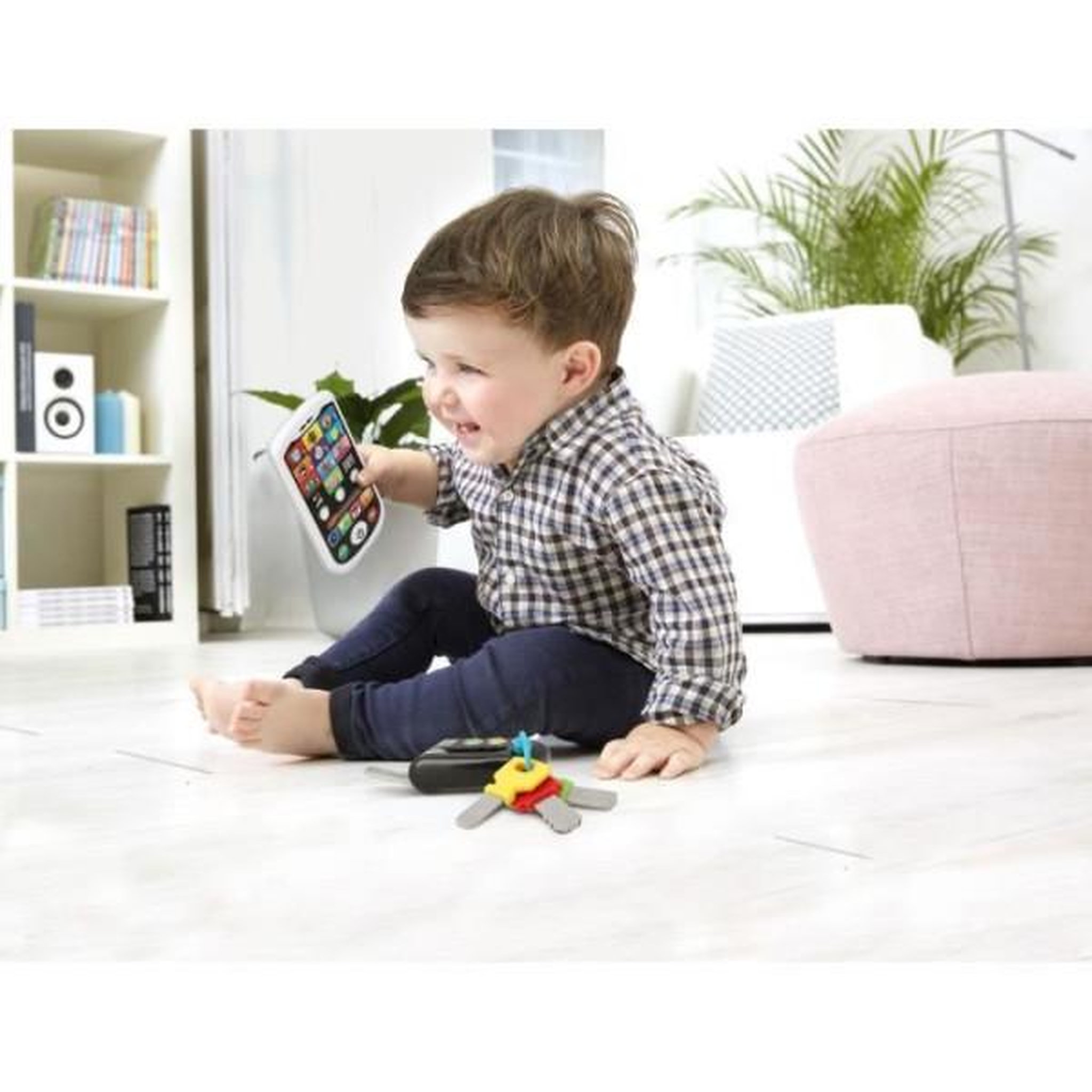 Voir la diapositive 3 : Smartphone et Clés - KD - Mon Duo Smartphone et Clefs - Apprentissage des animaux, chiffres et couleurs