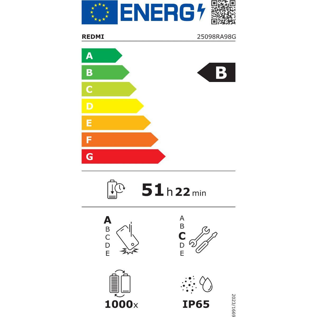 XIAOMI Smartphone Redmi Note 15 Noir 128Go 5G