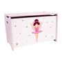 Voir la diapositive 4 : Fun House Coffret a jouets en bois - Danseuse Ballerine - FUN HOUSE - H.40 x L.58 x P.36 cm