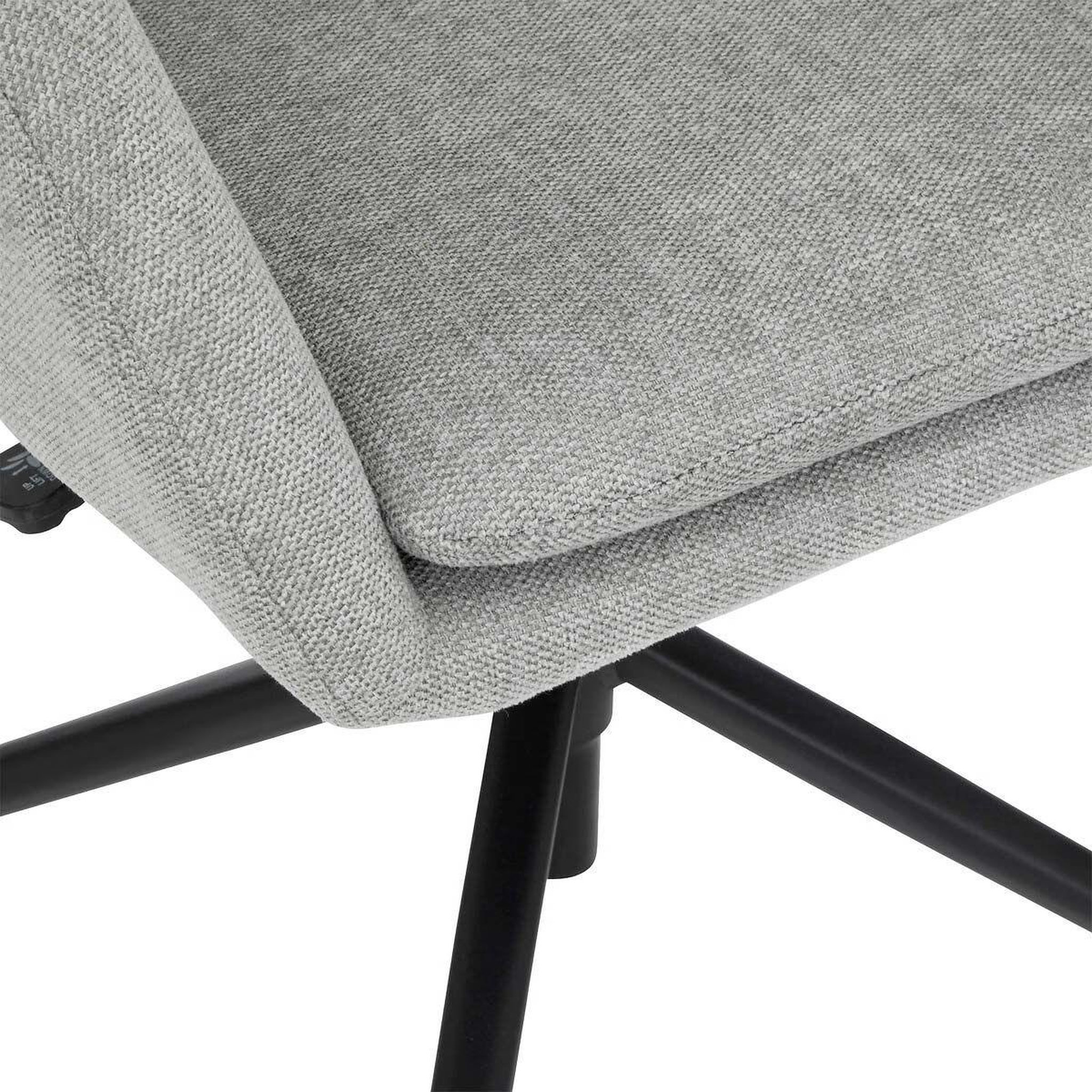 Voir la diapositive 3 : ATMOSPHERA Fauteuil de bureau  spica  83cm gris & noir