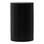 Paris Prix Table d'Appoint Nervurée  Lenox  50cm Noir