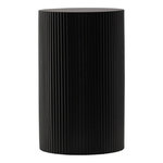 Paris Prix Table d'Appoint Nervurée  Lenox  50cm Noir