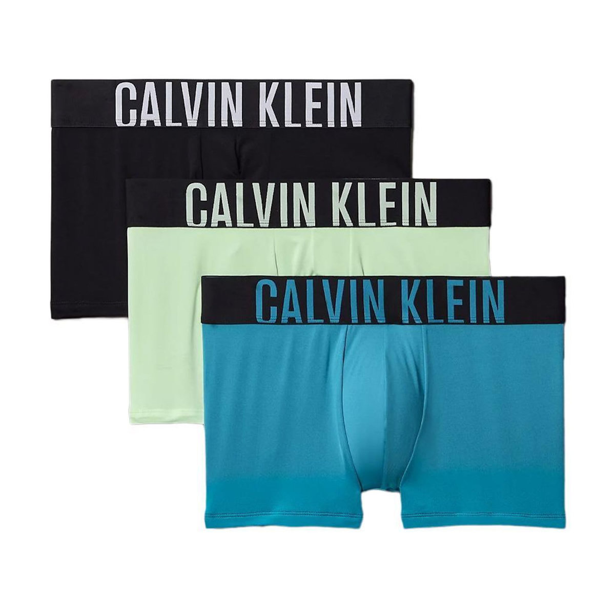 CALVIN KLEIN JEANS X3 Boxers /Vert Homme Calvin Klein Jeans Trunk