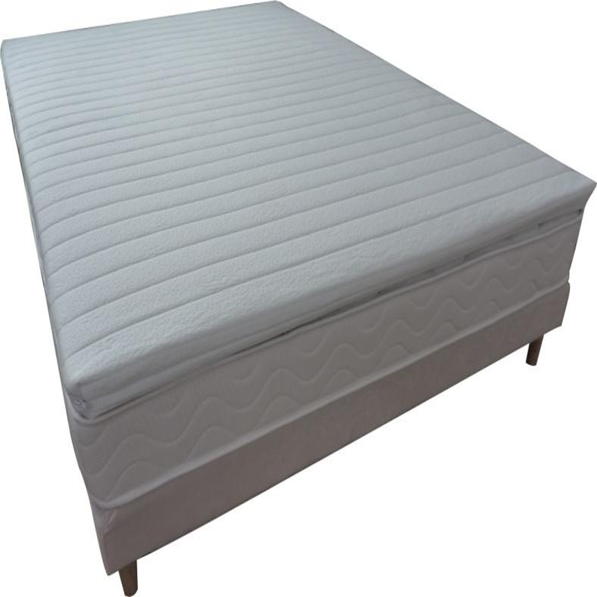 Voir la diapositive 3 : Surmatelas Mémoire de forme  Haute Densité 140x190 cm