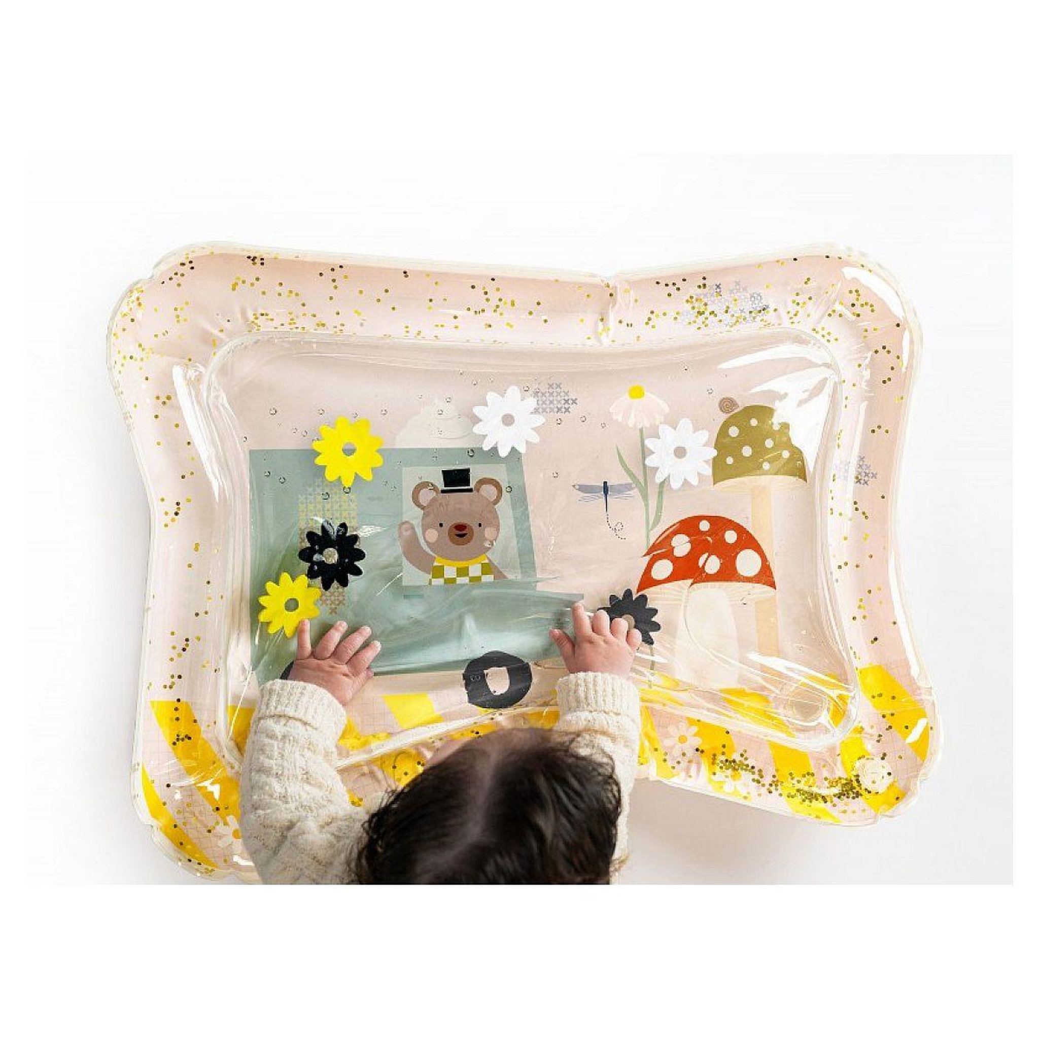 Voir la diapositive 2 : TAF TOYS Tapis d'eau d 'eveil - ours