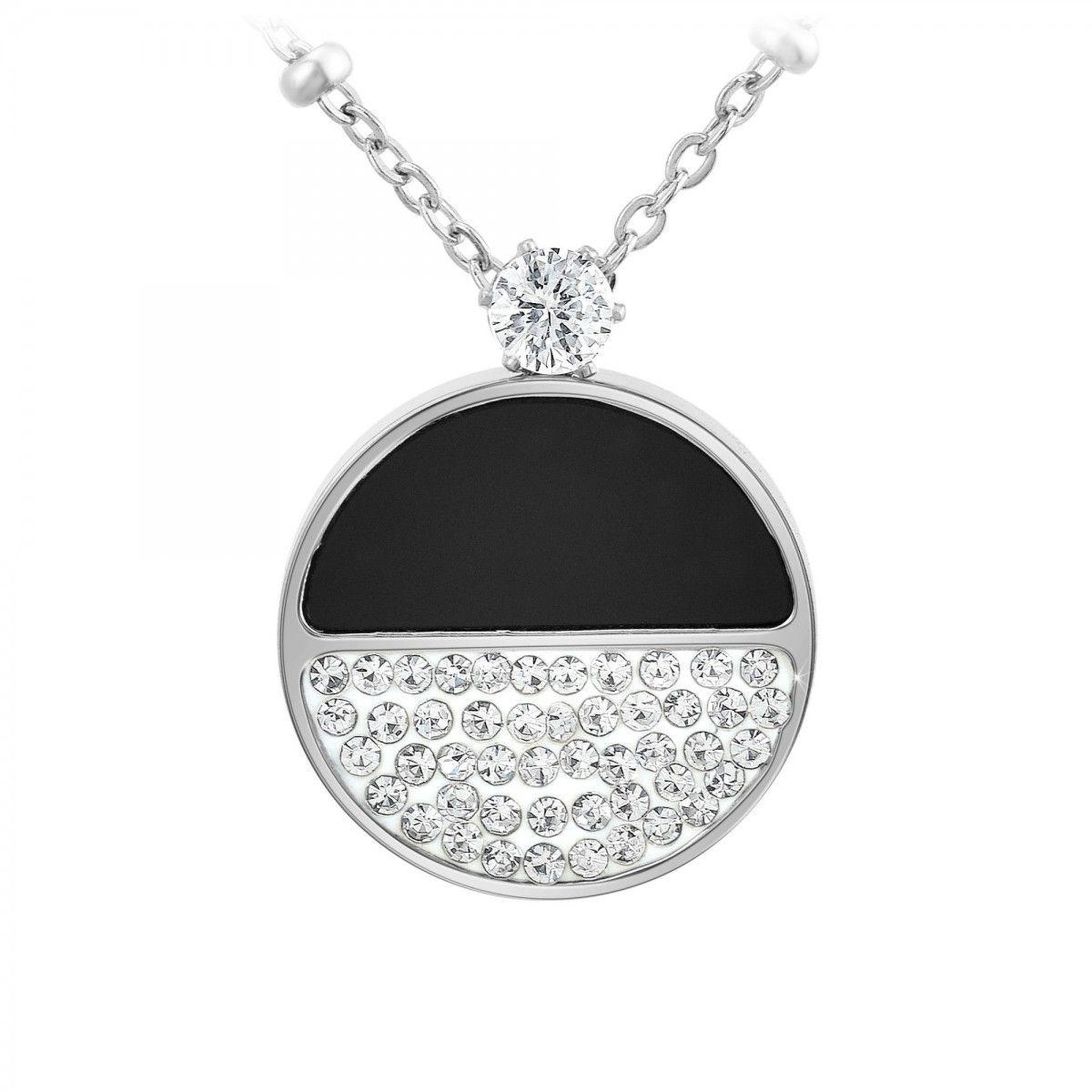 SC CRYSTAL Collier SC Crystal orné de Cristaux scintillants