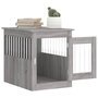 Voir la diapositive 5 : VIDAXL Meuble de cage pour chiens sonoma gris 55x75x65 cm