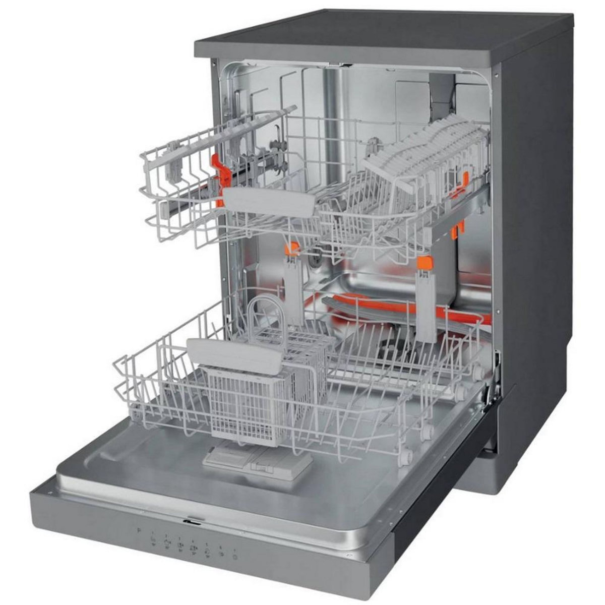 HOTPOINT Lave-vaisselle 60cm 14 couverts 43db inox - HFC3C33WX