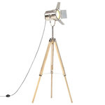 VIDAXL Lampadaire a trepied bois de manguier massif 140 cm