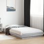Voir la diapositive 1 : VIDAXL Cadre de lit sans matelas sonoma gris 100x200 cm