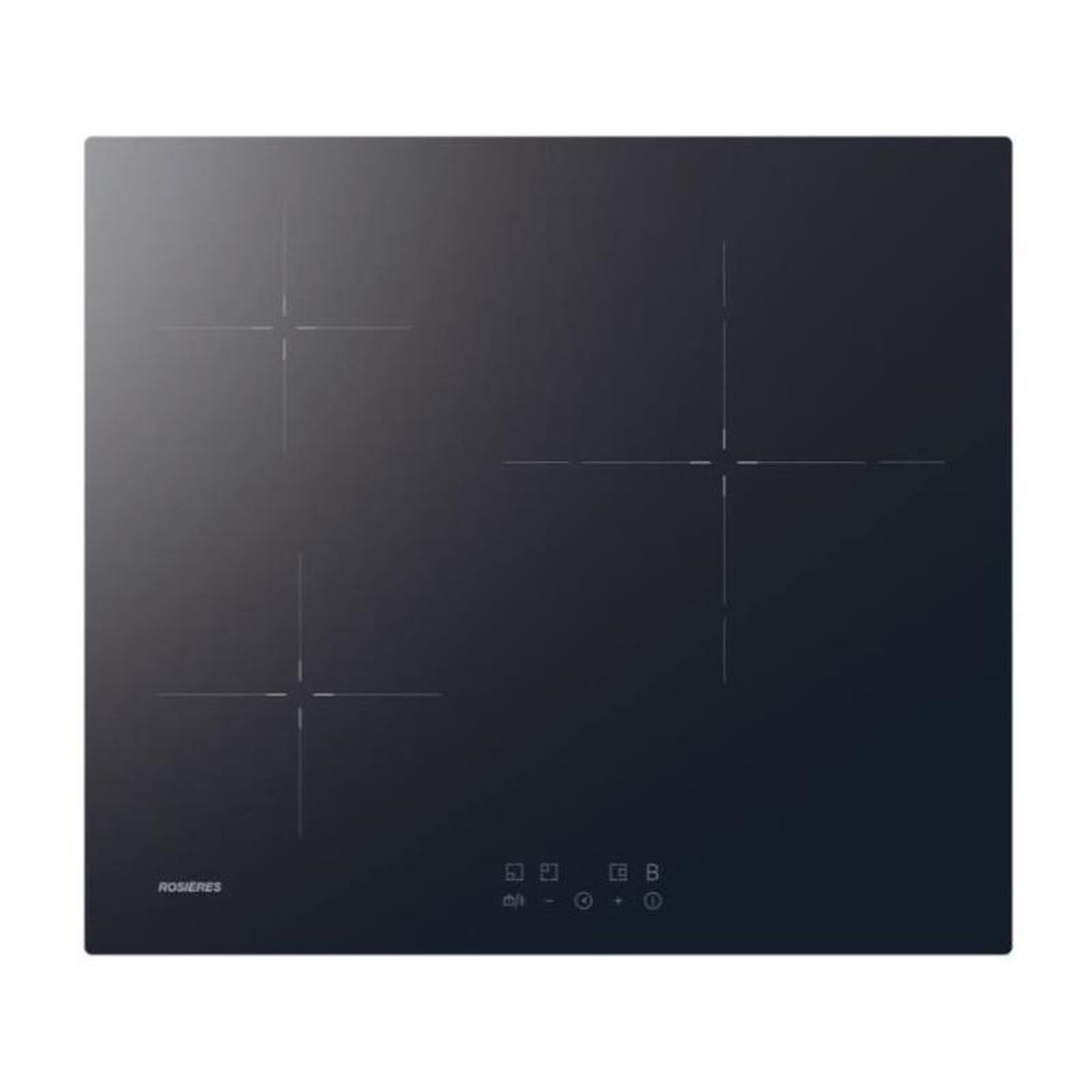 Rosieres Plaque de cuisson induction ROSIERES - 3 feux - 59 x 52 x 5,8 cm - RI633CBB