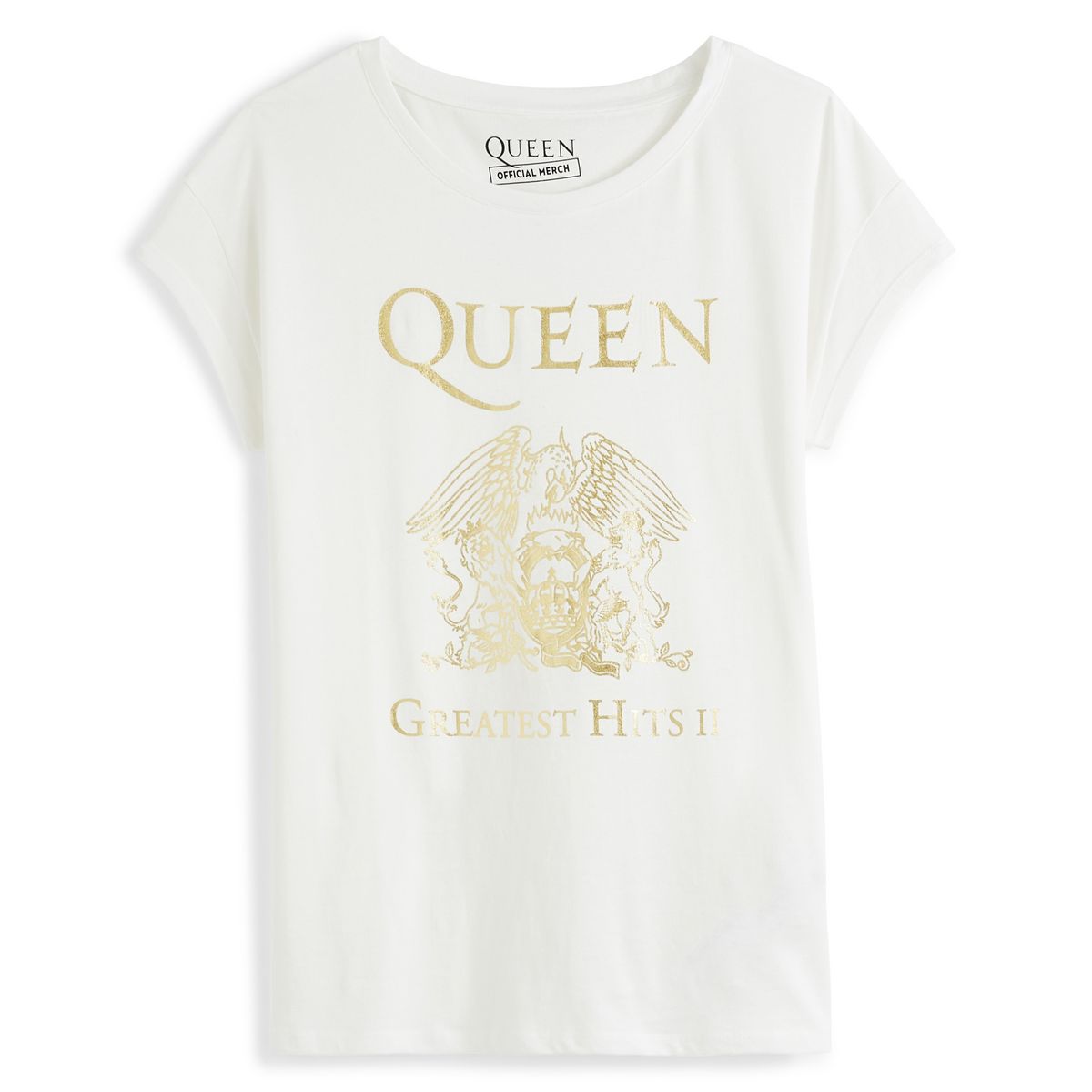 INEXTENSO T-shirt manches courtes blanc femme Queen