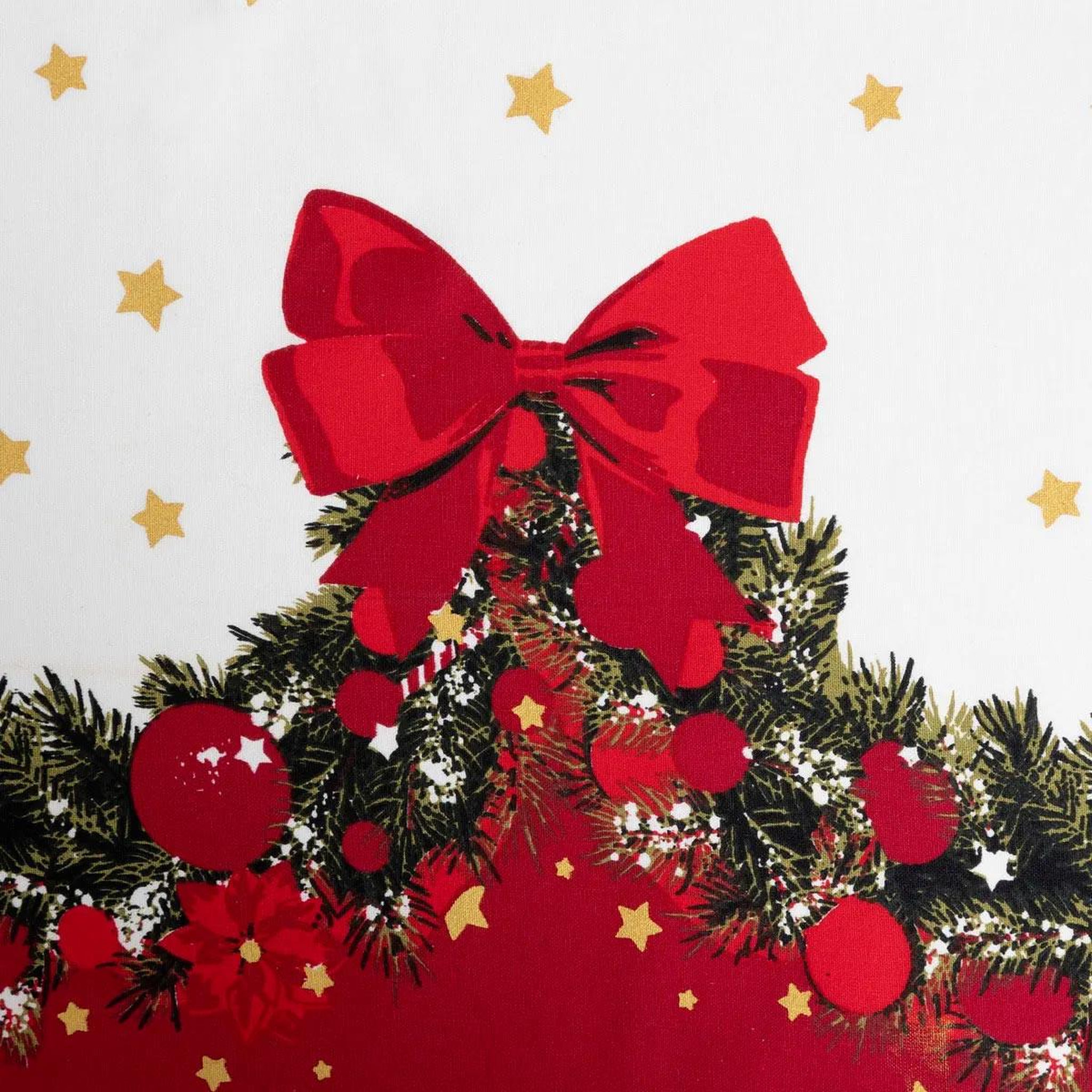 Voir la diapositive 2 : ATMOSPHERA Nappe de noël  guirlande  140x360cm multicolore