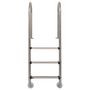 Voir la diapositive 2 : VIDAXL Echelle de piscine a 3 echelons Acier inoxydable 304 120 cm