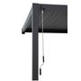 Voir la diapositive 8 : OMBREA Pergola Bioclimatique adossée (2pieds) 3x3,6m anthracite OMBREA®