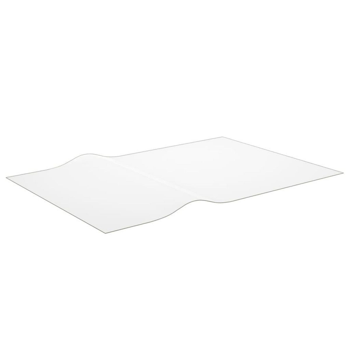 VIDAXL Protecteur de table transparent 140x90 cm 2 mm PVC
